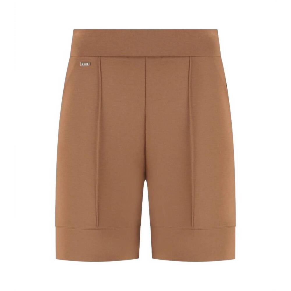 NEW LUNE ACTIVE women's eva long shorts in toffee